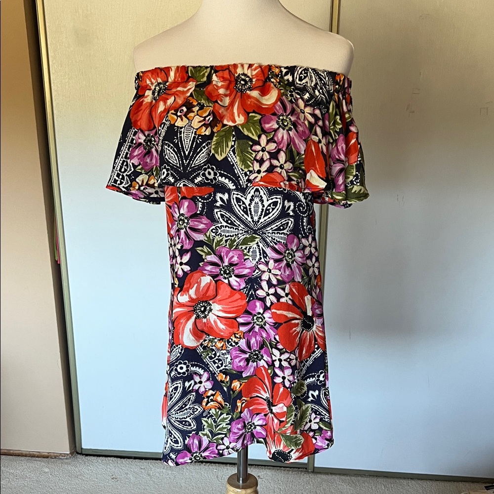 Floral Off-Shoulder Dress